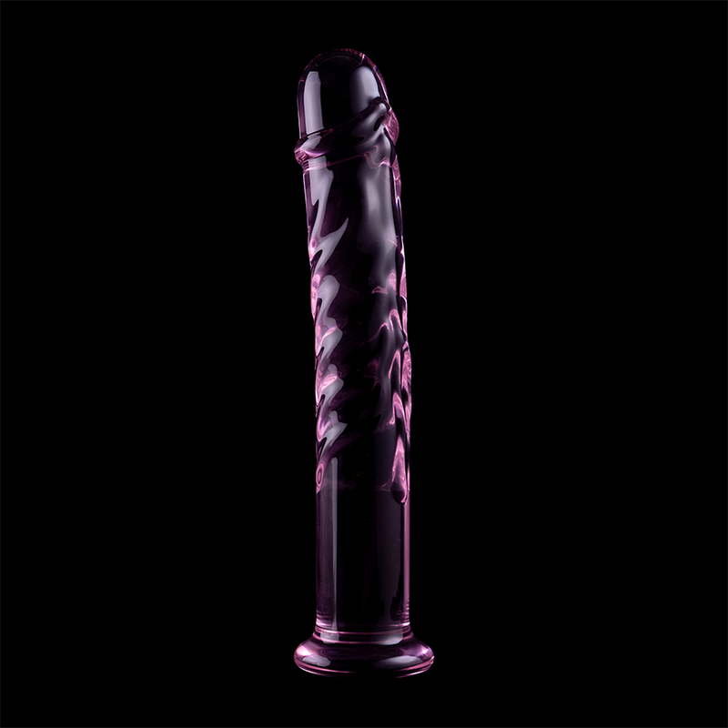 NEBULA SERIES BY IBIZA - MODELO 16 DILDO CRISTAL ROSA 18.5 CM -O- 3 CM - Kanerotika SL