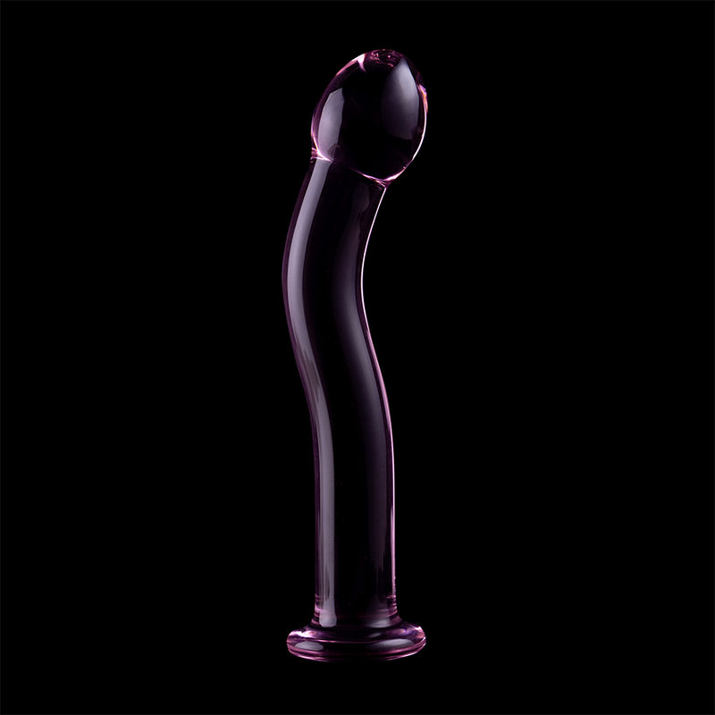 NEBULA SERIES BY IBIZA - MODELO 18 DILDO CRISTAL ROSA 18.5 CM -O- 3.5 CM - Kanerotika SL