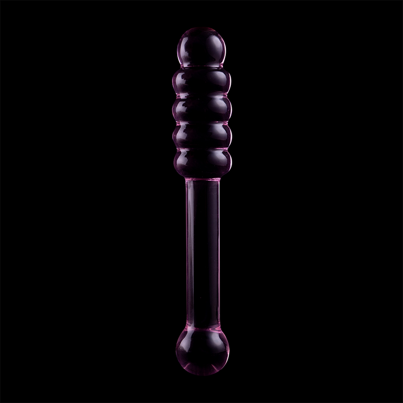 NEBULA SERIES BY IBIZA - MODELO 20 DILDO CRISTAL ROSA 20.5 CM -O- 3 CM - Kanerotika SL