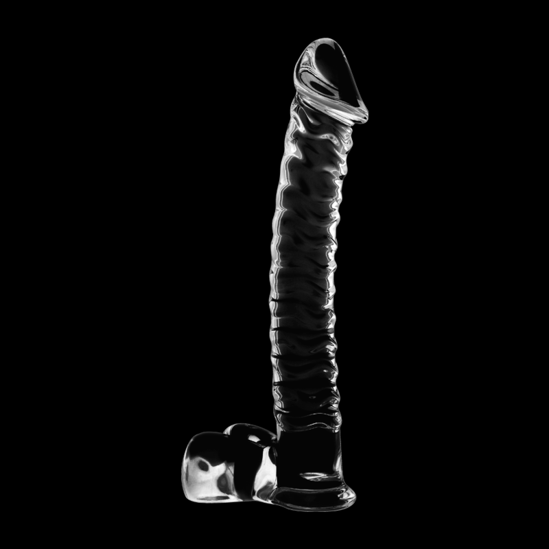 NEBULA SERIES BY IBIZA - MODELO 23 DILDO CRISTAL TRANSPARENTE 21.5 CM -O- 4 CM - Kanerotika SL