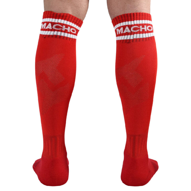 MACHO - CALCETINES LARGOS TALLA ÚNICA ROJO - Kanerotika SL