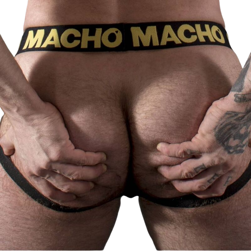 MACHO - MX25AC JOCK CUERO AMARILLO S - Kanerotika SL