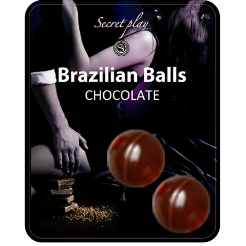 SECRETPLAY - BRAZILIAN BALLS  CHOCOLATE SET 2 BOLAS - Kanerotika SL
