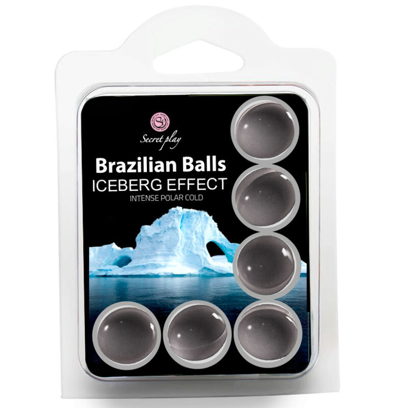 SECRET PLAY SET 6 BRAZILIAN BALLS EFECTO ICEBERG - Kanerotika SL
