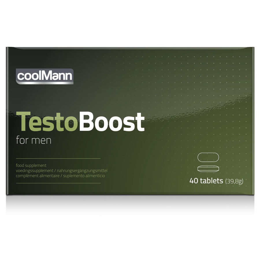 COBECO - COOLMANN TESTO BOOST POTENCIADOR CON TRIBULUS TERRESTRIS 40 TABS - Kanerotika SL