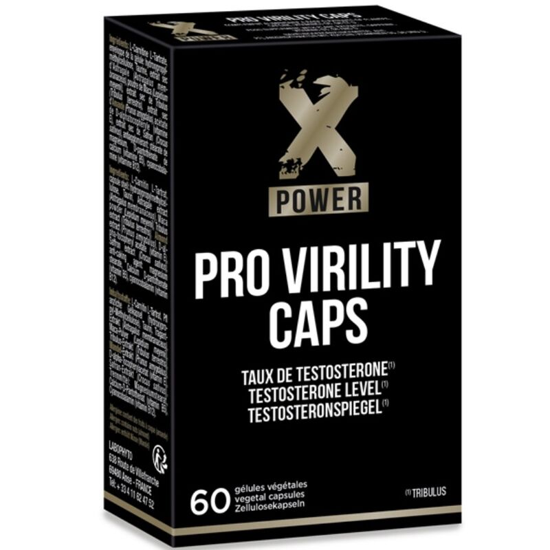 XPOWER - PRO VIRILITY CAPSULAS VITALIDAD Y VIRILIDAD 60 UNIDADES - Kanerotika SL