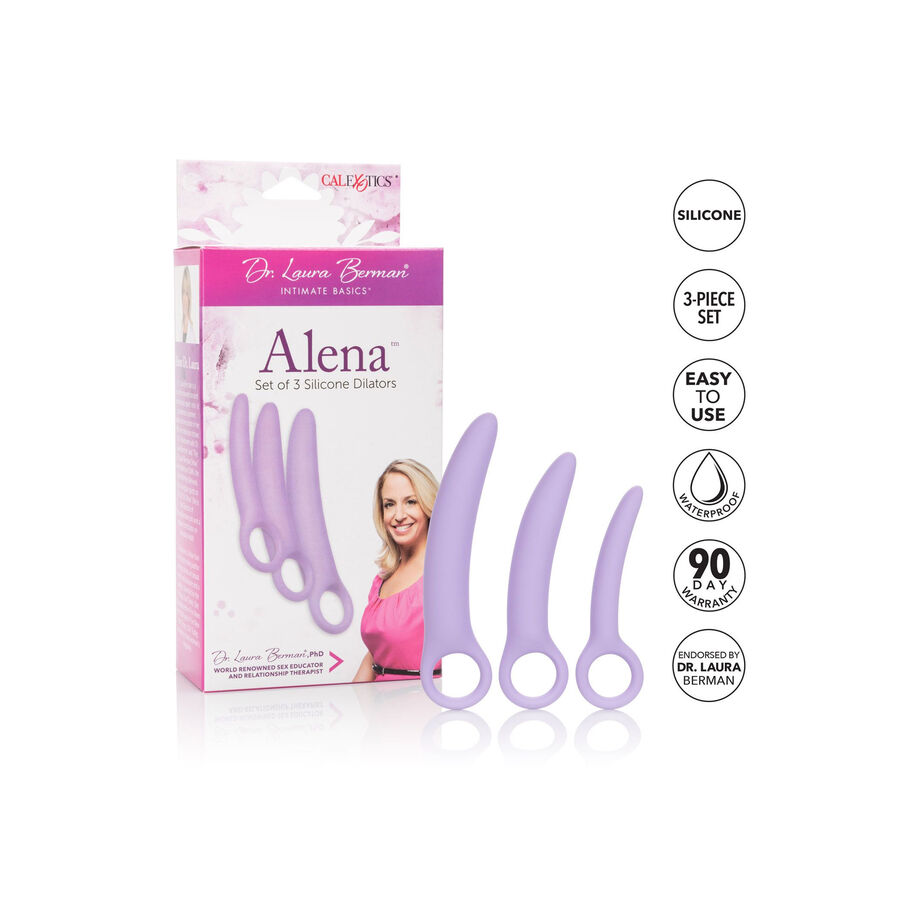 CALIFORNIA EXOTICS - DR LAURA BERMAN ALENA SET DE 3 DILATADOR VAGINAL SILICONA - Kanerotika SL