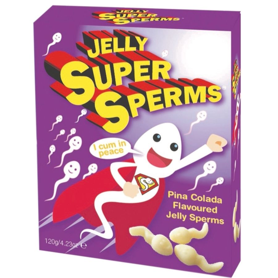 SPENCER & FLEETWOOD - JELLY SUPER SPERM GOMINOLAS FORMA ESPERMA 120 GR - Kanerotika SL