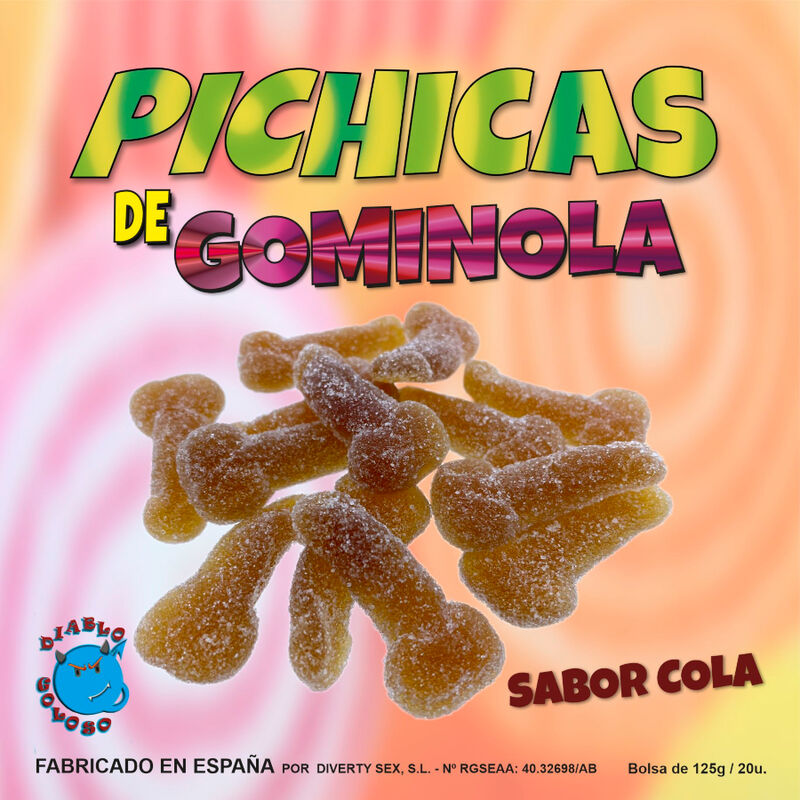 DIABLO GOLOSO - PICHITAS DE GOMINOLA COLA - Kanerotika SL