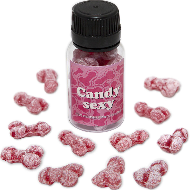 DIABLO PICANTE - CANDY SEXY BOTE 12 GOMINOLAS SABOR FRESA-CEREZA - Kanerotika SL