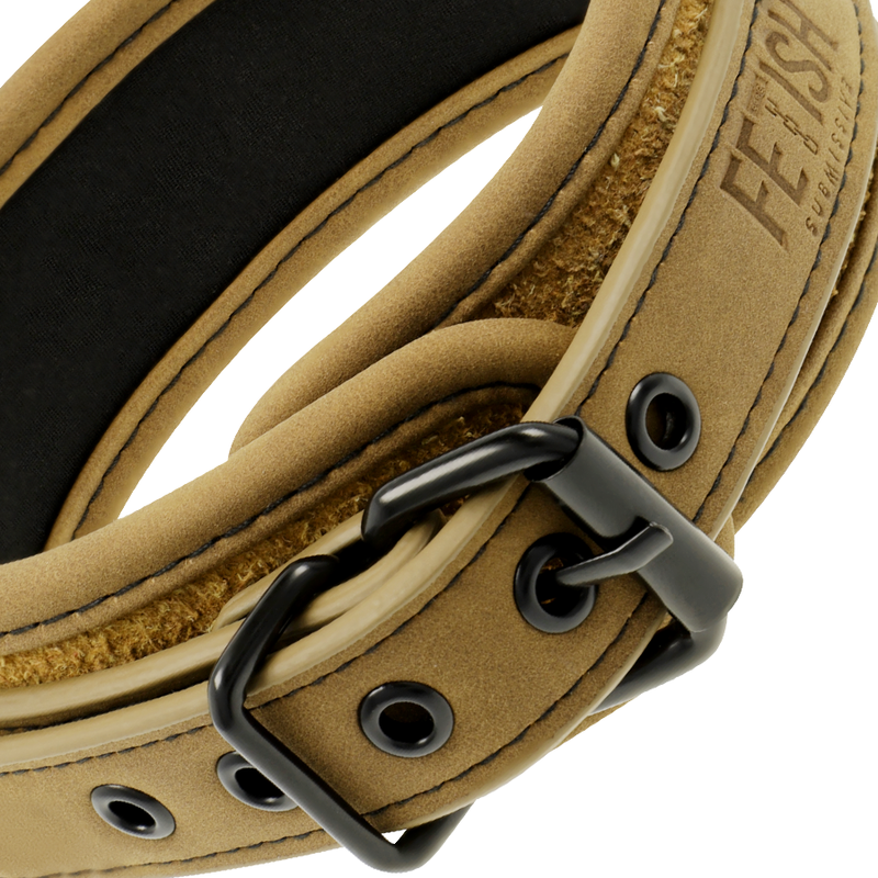 FETISH SUBMISSIVE ORIGEN - COLLAR CON CADENA CON FORRO DE NEOPRENO - Kanerotika SL