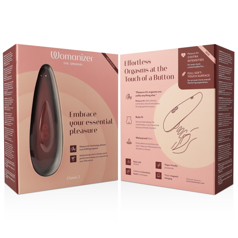 WOMANIZER - CLASSIC 2 ESTIMULADOR DE CLÍTORIS BURDEOS - Kanerotika SL