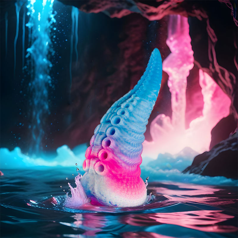 EPIC - PHORCYS DILDO TENTÁCULO AZUL TAMAÑO PEQUEÑO - Kanerotika SL