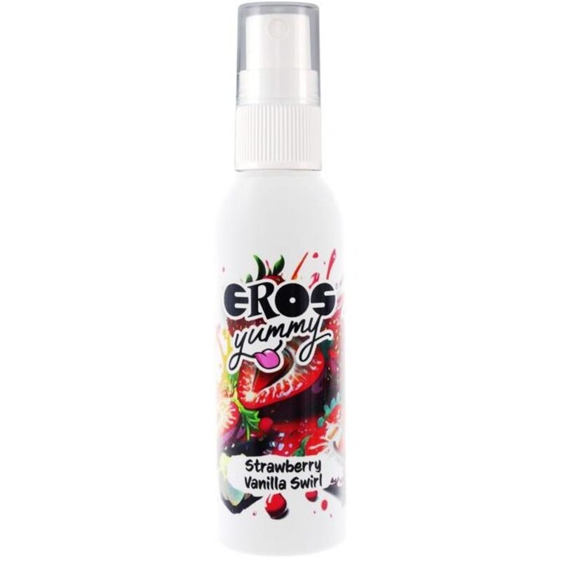 EROS - YUMMY SPRAY CORPORAL STRAWBERRY VAINILLA SWIRL 50 ML - Kanerotika SL