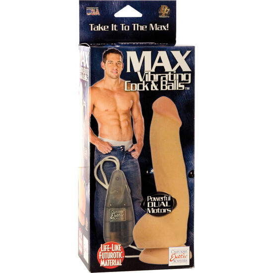 CALEXOTICS - MAX PENE REALÍSTICO CON DOBLE VIBRADOR - Kanerotika SL