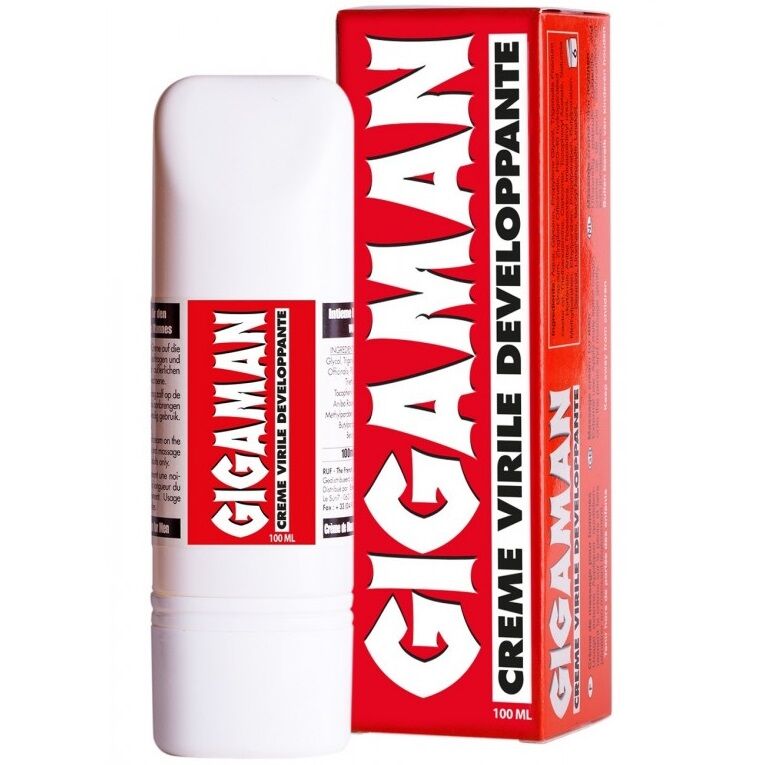 RUF - GIGAMAN CREMA PARA EL AUMENTO DE LA VIRILIDAD - Kanerotika SL
