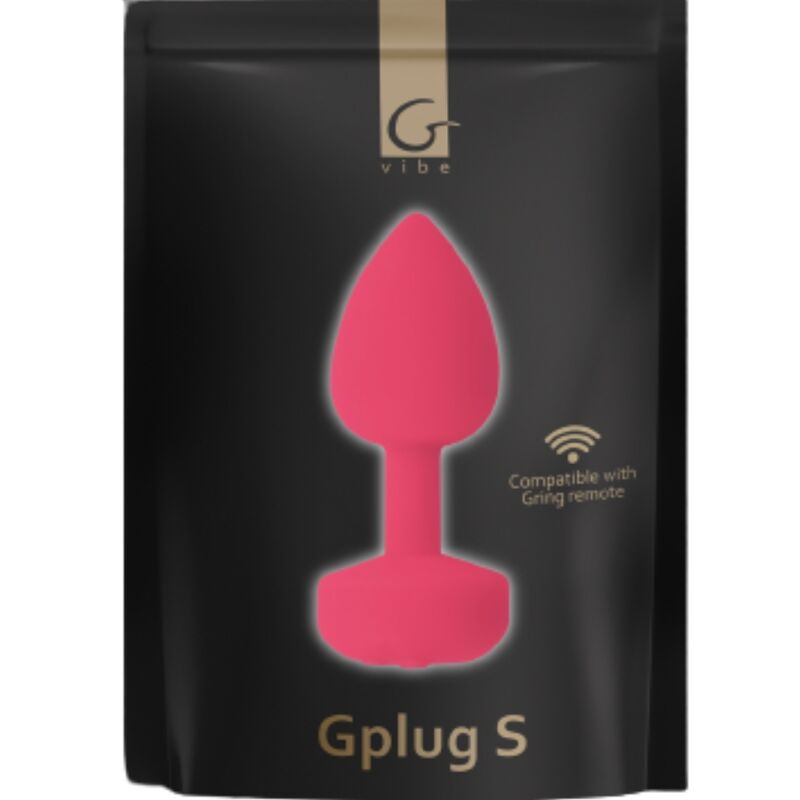 G-VIBE - FUNTOYS GPLUG ANAL VIBRADOR RECARGABLE PEQUEÑO ROSA NEON 3CM - Kanerotika SL