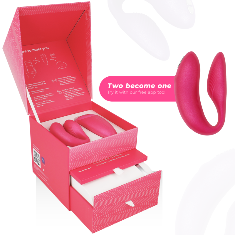 WE-VIBE - CHORUS VIBRADOR PAREJAS CON CONTROL SQUEEZE ROSA - Kanerotika SL
