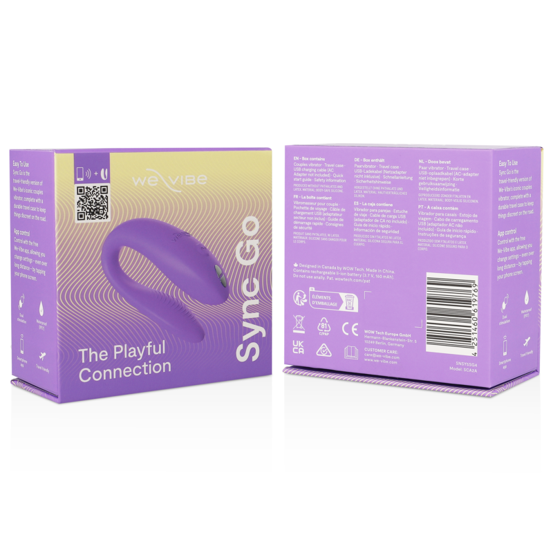 WE-VIBE - SYNC GO ESTIMULADOR DUAL VIOLETA - Kanerotika SL