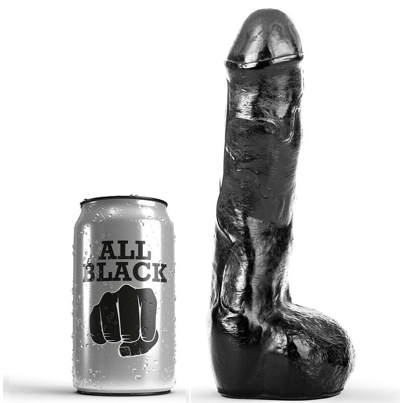 ALL BLACK - PENE REALÍSTICO ANAL 20 CM - Kanerotika SL