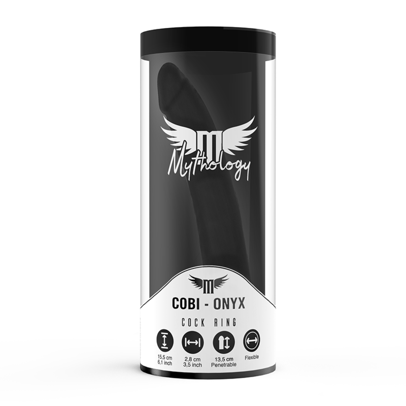 MYTHOLOGY - COBI ONYX ACCOMODATOR ARNÉS PARA DOBLE PENETRACIÓN SILICONA - Kanerotika SL