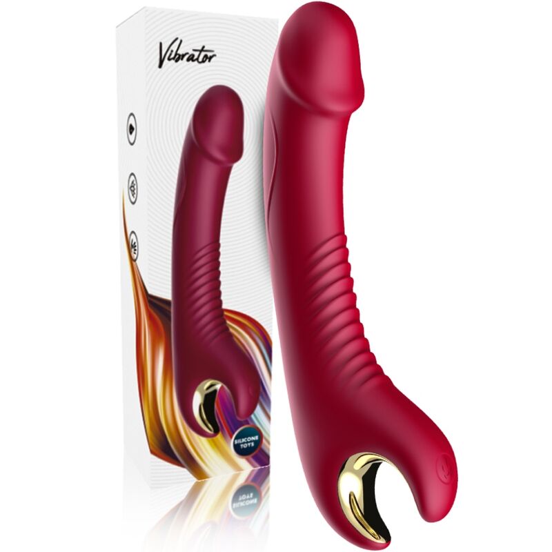 ARMONY - PRINCE DILDO VIBRADOR & ROTADOR ROJO - Kanerotika SL