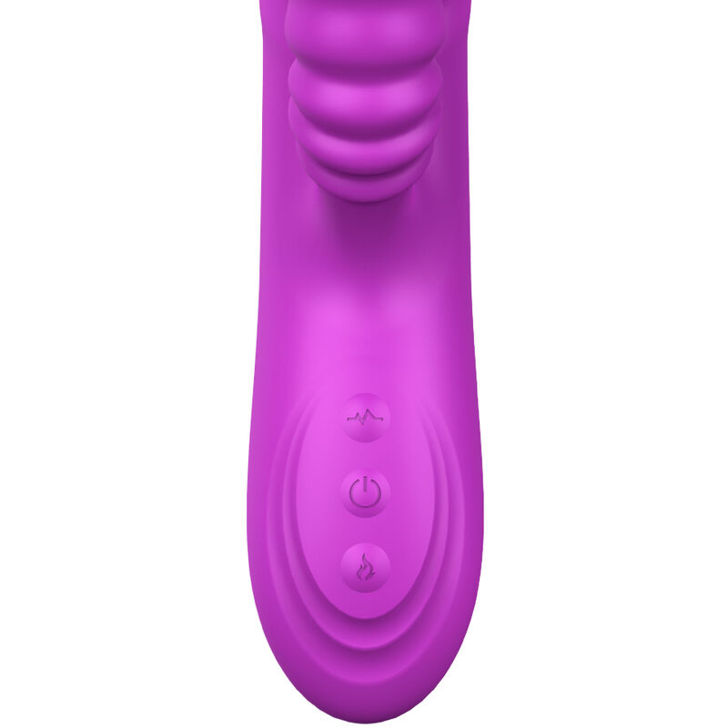 ARMONY - ANGELIA VIBRADOR MULTIFUNCION DOBLE LENGUA EFECTO CALOR VIOLETA - Kanerotika SL