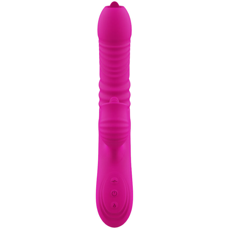 ARMONY - FANNY VIBRADOR MULTIFUNCION DOBLE LENGUA EFECTO CALOR FUCSIA - Kanerotika SL
