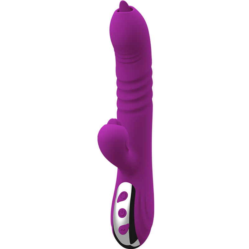 ARMONY - FAIRY VIBRADOR MULTIFUNCION DOBLE LENGUA EFECTO CALOR VIOLETA - Kanerotika SL