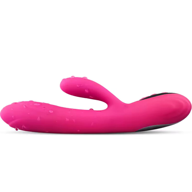 ARMONY - VIBRADOR & ESTIMULADOR FLEXIBLE EFECTO CALOR FUCSIA - Kanerotika SL