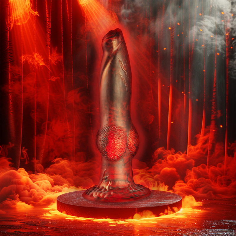 EPIC - PROMETHEUS DILDO TITAN EN LLAMAS RECARGABLE CONTROL REMOTO - Kanerotika SL