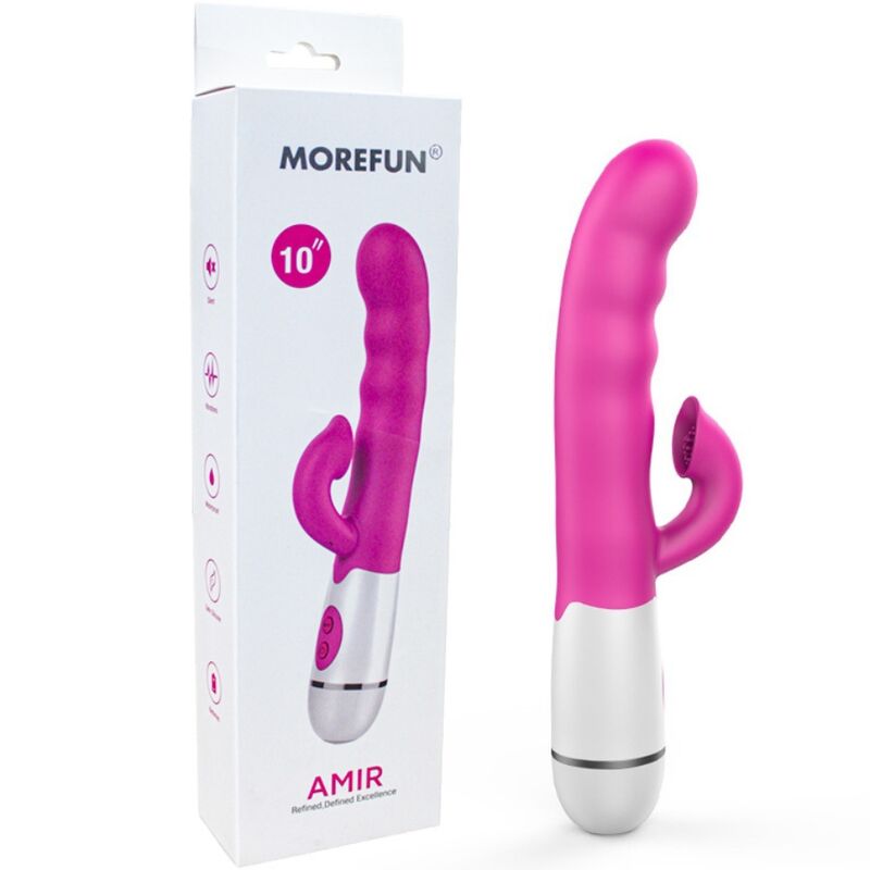 ARMONY - AMIR VIBRADOR MULTIFUNCION CON LENGUA ESTIMULADORA 16 VELOCIDADES ROSA - Kanerotika SL
