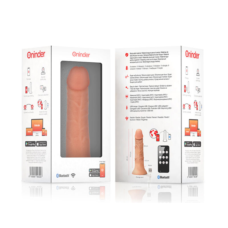 ONINDER - MEDIUM BOGOTÁ CYBER REALISMO VIBRACIÓN 20 CM -O- 4.2 CM - APP GRATUITA - Kanerotika SL