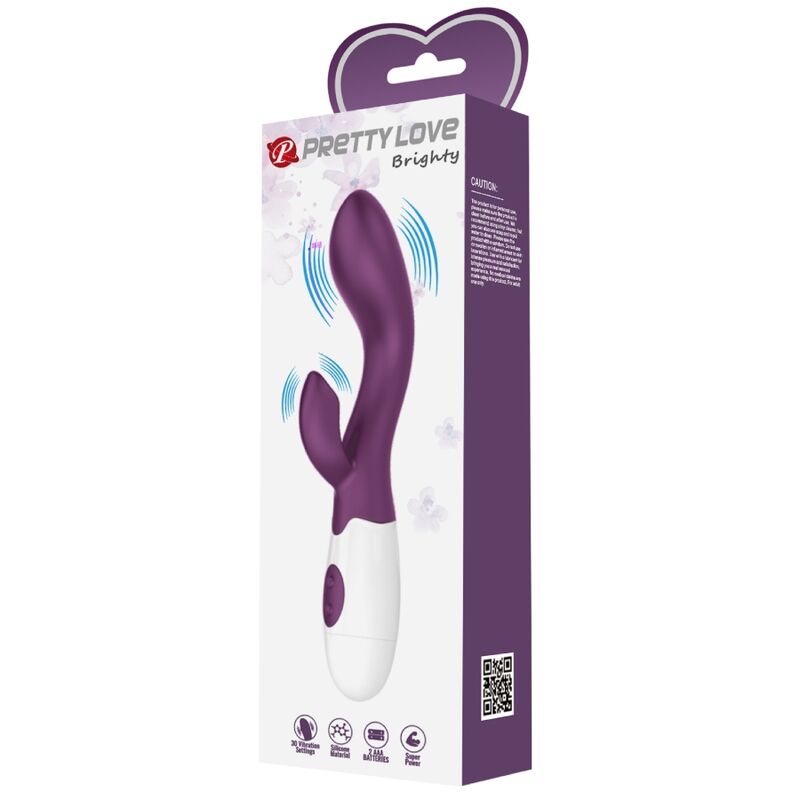 PRETTY LOVE - BRIGHTY VIBRADOR PUNTO G MORADO - Kanerotika SL