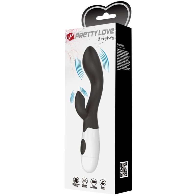 PRETTY LOVE - BRIGHTY VIBRADOR PUNTO G NEGRO - Kanerotika SL