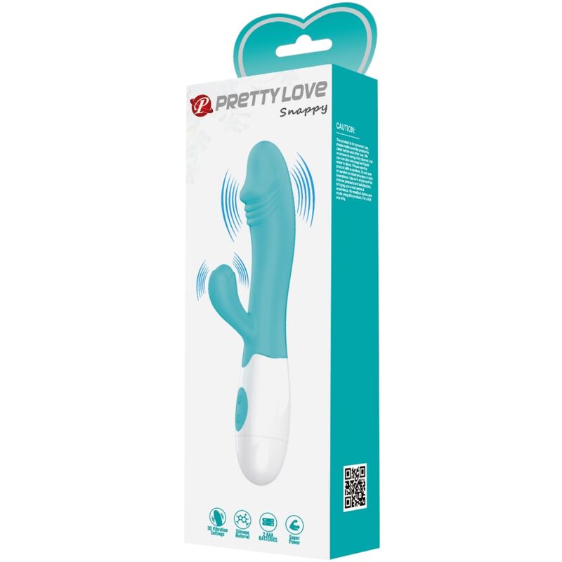 PRETTY LOVE - SNAPPY VIBRADOR PUNTO G VERDE AGUA - Kanerotika SL