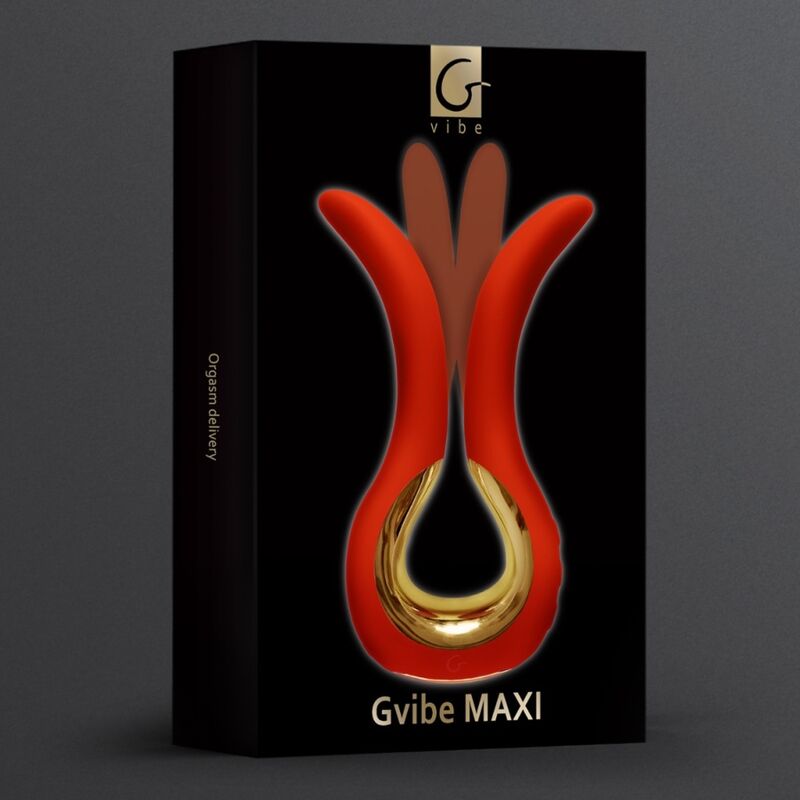 G-VIBE - GVIBE MAXI VIBRADOR CON DOS PUNTAS FLEXIBLES CORAL - Kanerotika SL