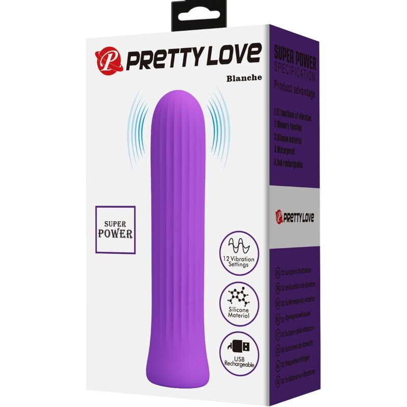 PRETTY LOVE - BLANCHE VIBRADOR ESTIMULADOR LILA - Kanerotika SL