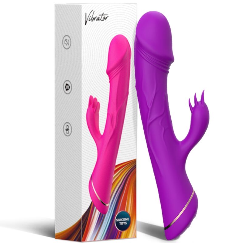 ARMONY - DILDO VIBRADOR RABBIT SILICONA VIOLETA - Kanerotika SL