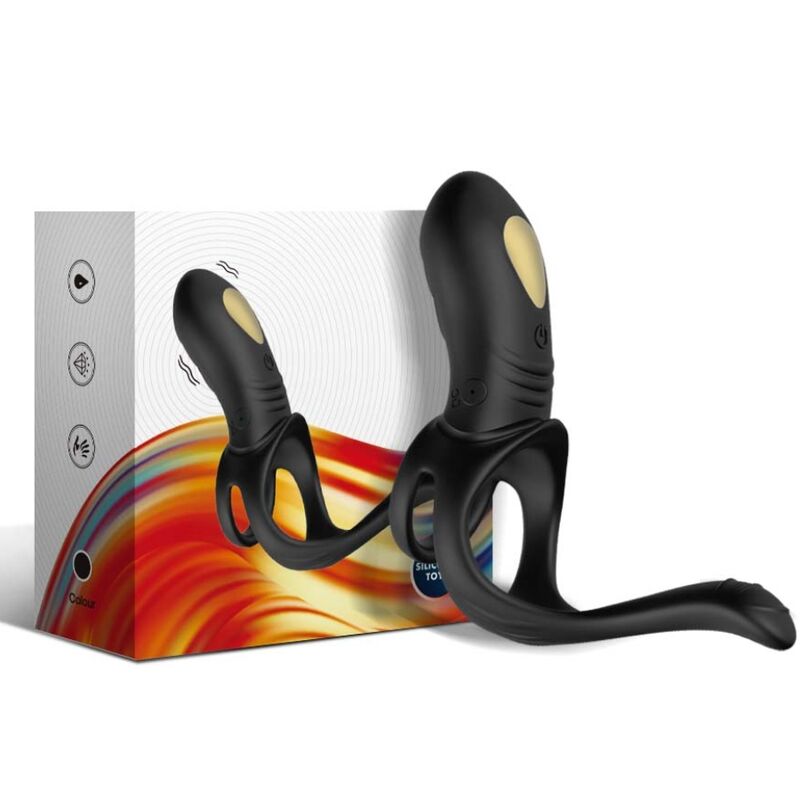 ARMONY - JOY JUMPER ANILLO VIBRADOR PAREJAS & PLUG ANAL NEGRO - Kanerotika SL