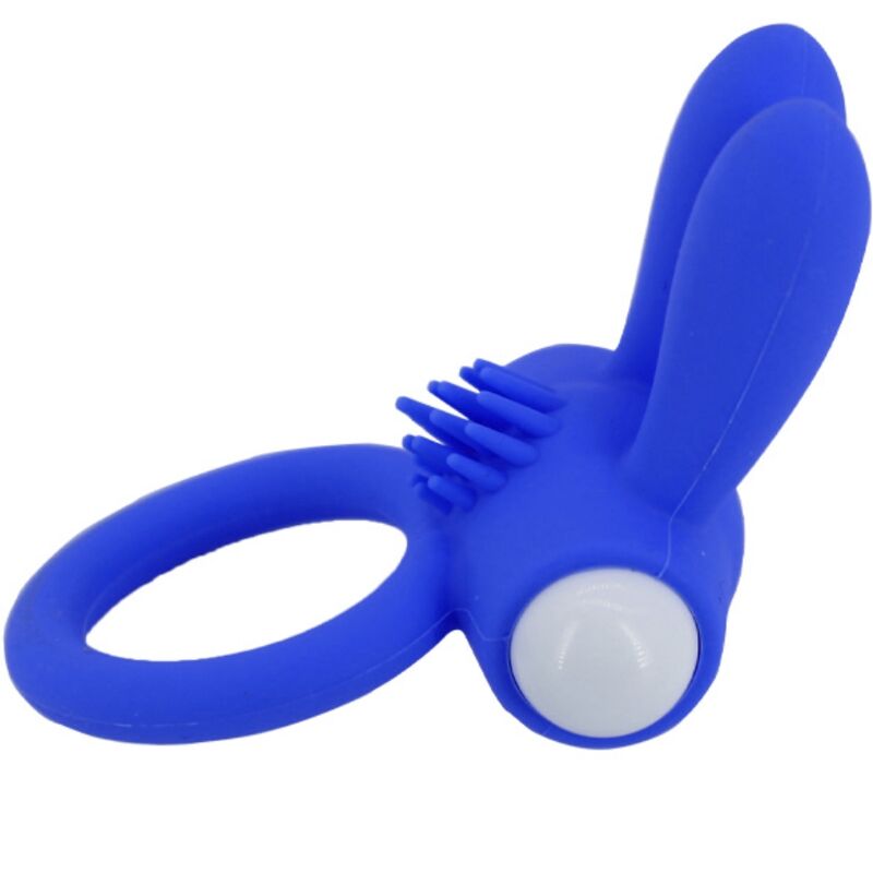 ARMONY - MR BUNNY ANILLO VIBRADOR SILICONA AZUL - Kanerotika SL