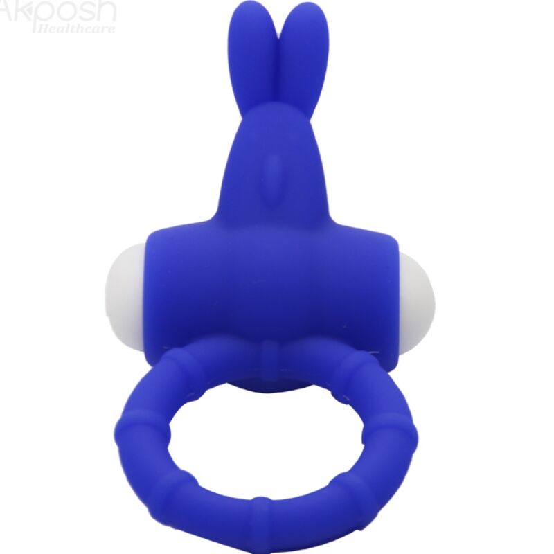 ARMONY - MS BUNNY ANILLO VIBRADOR SILICONA AZUL - Kanerotika SL