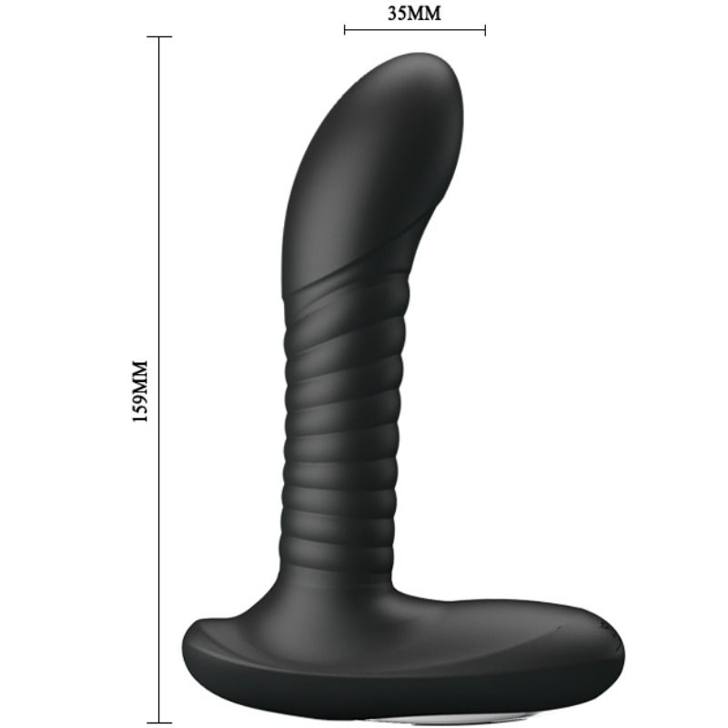 PRETTY LOVE -  MERLIN ANAL FUNCIÓN ROTACIÓN Y VIBRACIÓN NEGRO - Kanerotika SL