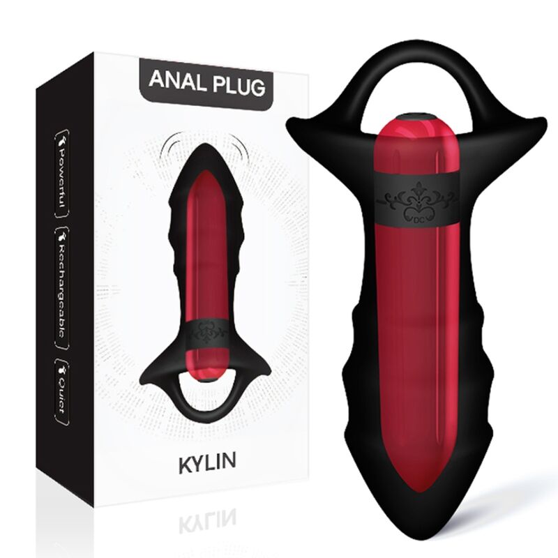 ARMONY - KYLIN DEDAL VIBRADOR & PLUG ANAL CONTROL REMOTO NEGRO - Kanerotika SL