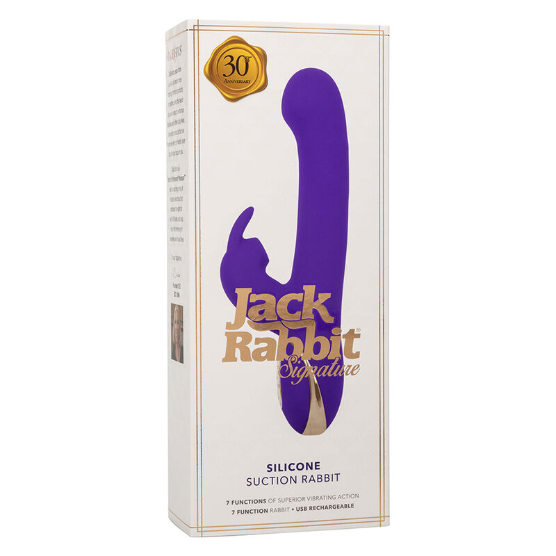 CALEXOTICS - JACK VIBRADOR RABBIT Y ESTIMULADOR 7 NIVELES DE VIBRACIÓN Y ONDAS ESTIMULADORAS AZUL - Kanerotika SL