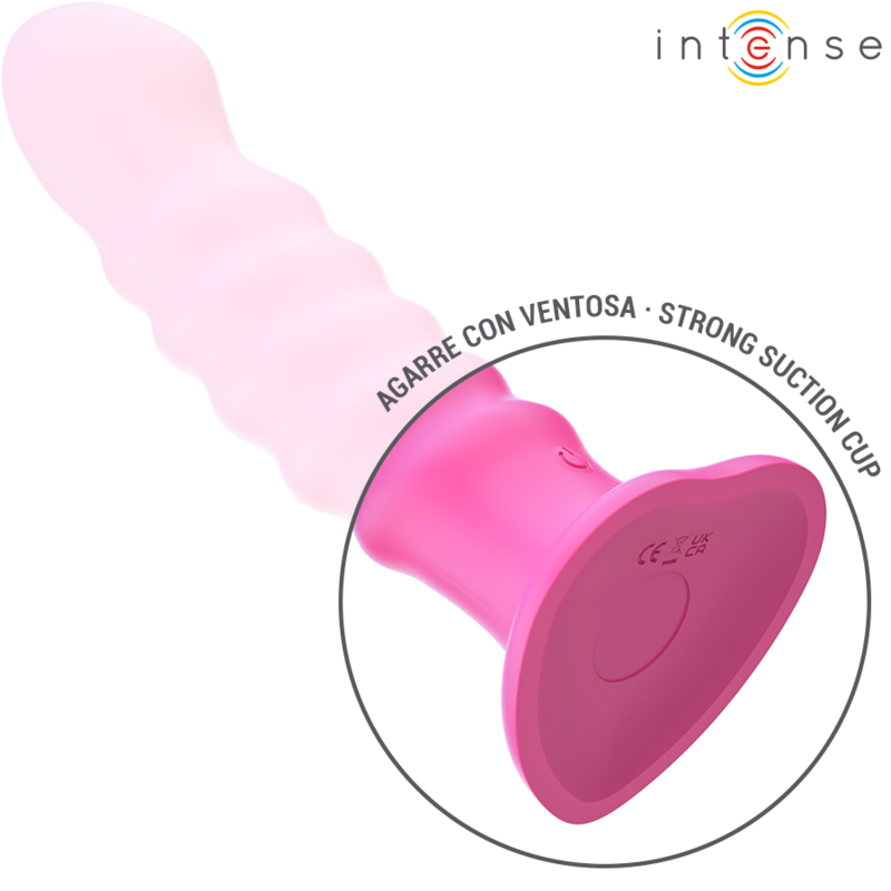 INTENSE - CINDY VIBRADOR TALLA L DISEÑO EN ESPIRAL 10 VIBRACIONES ROSA CONTROL REMOTO - Kanerotika SL