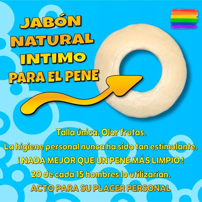 DIABLO PICANTE - JABÓN PERFUMADO HIGIENE MASCULINA 100 GRAMOS NARANJA - Kanerotika SL