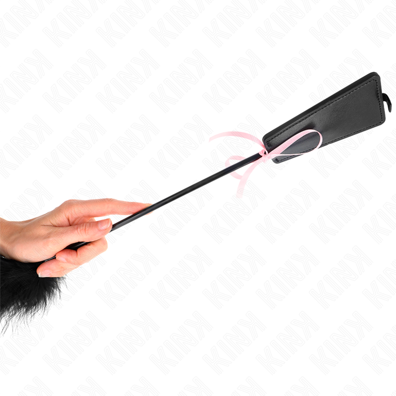 KINK - PLUMAS PARA COSQUILLAS CON LAZO DE CINTA ROSA 49 CM - Kanerotika SL