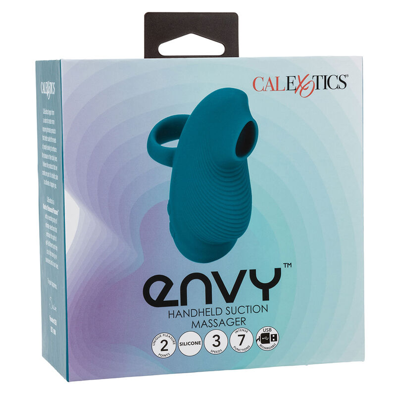 CALEXOTICS - ENVY MASAJEADOR DE BOLA RODANTE 7 VIBRACIONES AZUL - Kanerotika SL