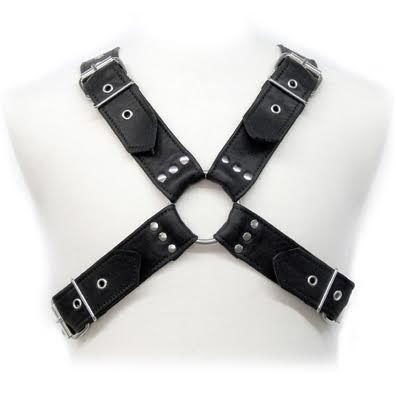 LEATHER BODY - BUCKLES HARNESS - Kanerotika SL